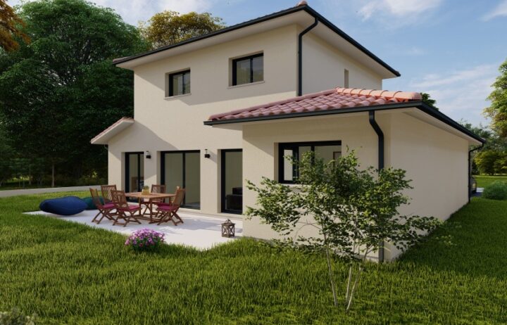 votre maison de 142m2 sur un terrain de 1000m2 sur la commune de Le Taillan-Médoc au prix de 535000€ avec Alpha Constructions